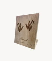 Handabdruck Baby & Kleinkind auf Holzaufsteller